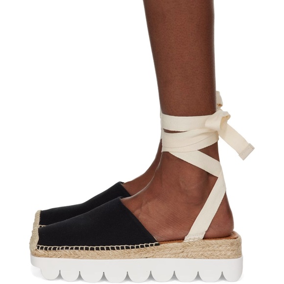 Marni Black Self Tie Espadrilles - Picture 1 of 4